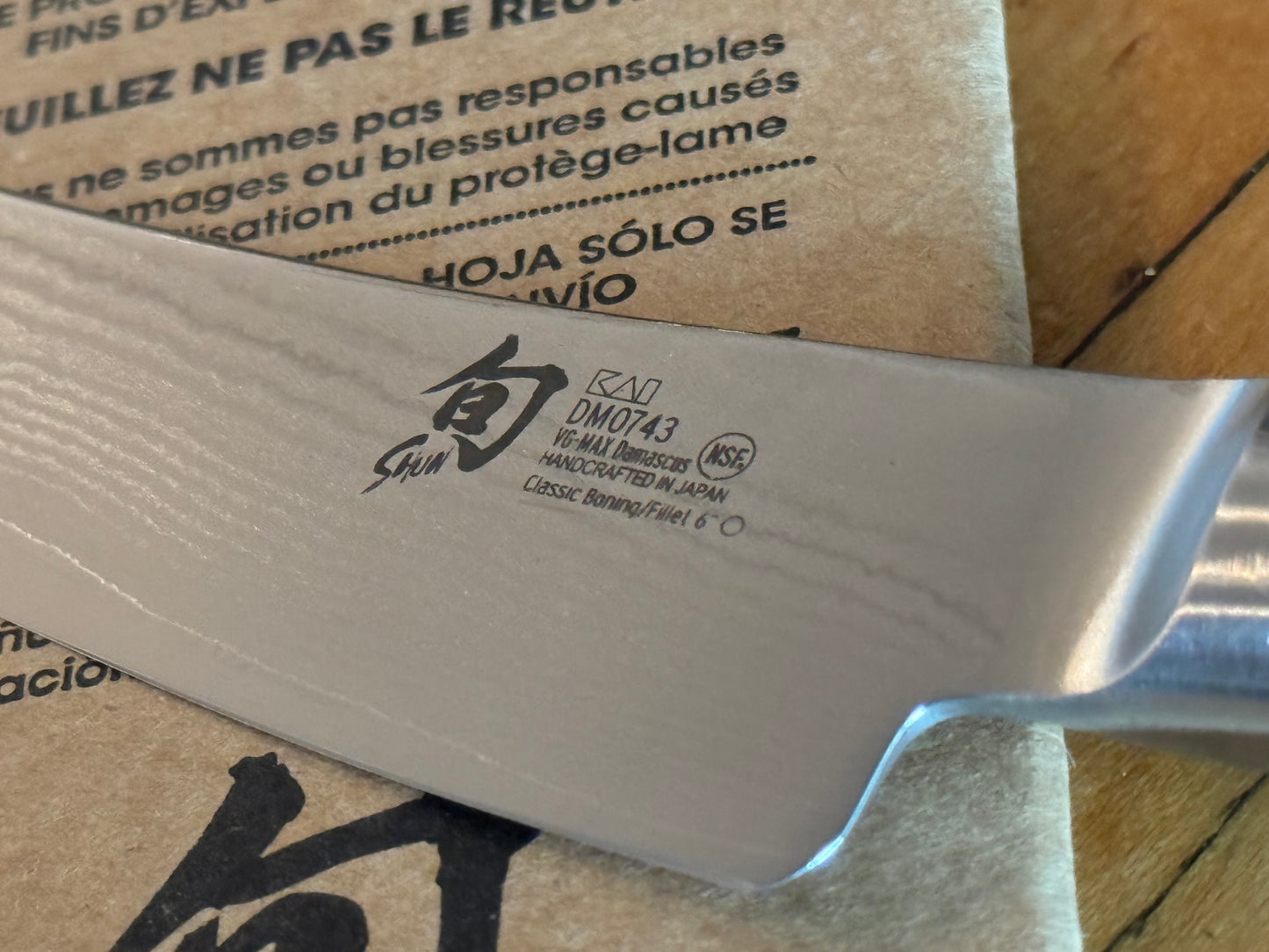 Shun Classic 6” Boning Fillet Knife DM0743