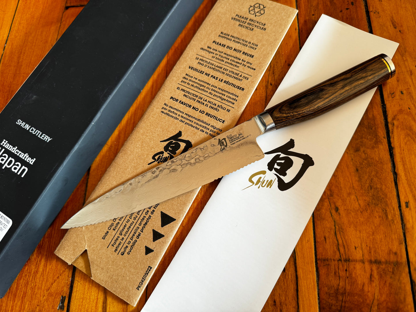 Shun Premier 6.5” Serrated Utility Knife TDM0722