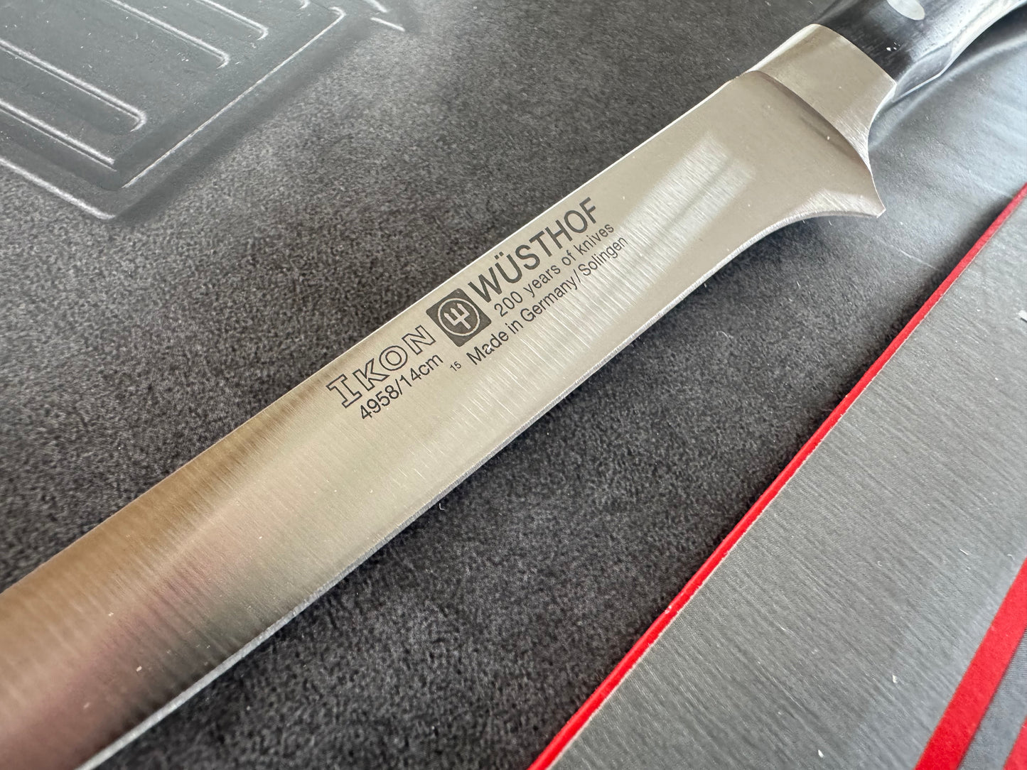 Wusthof Ikon Blackwood 5” Boning Knife 4958/14cm