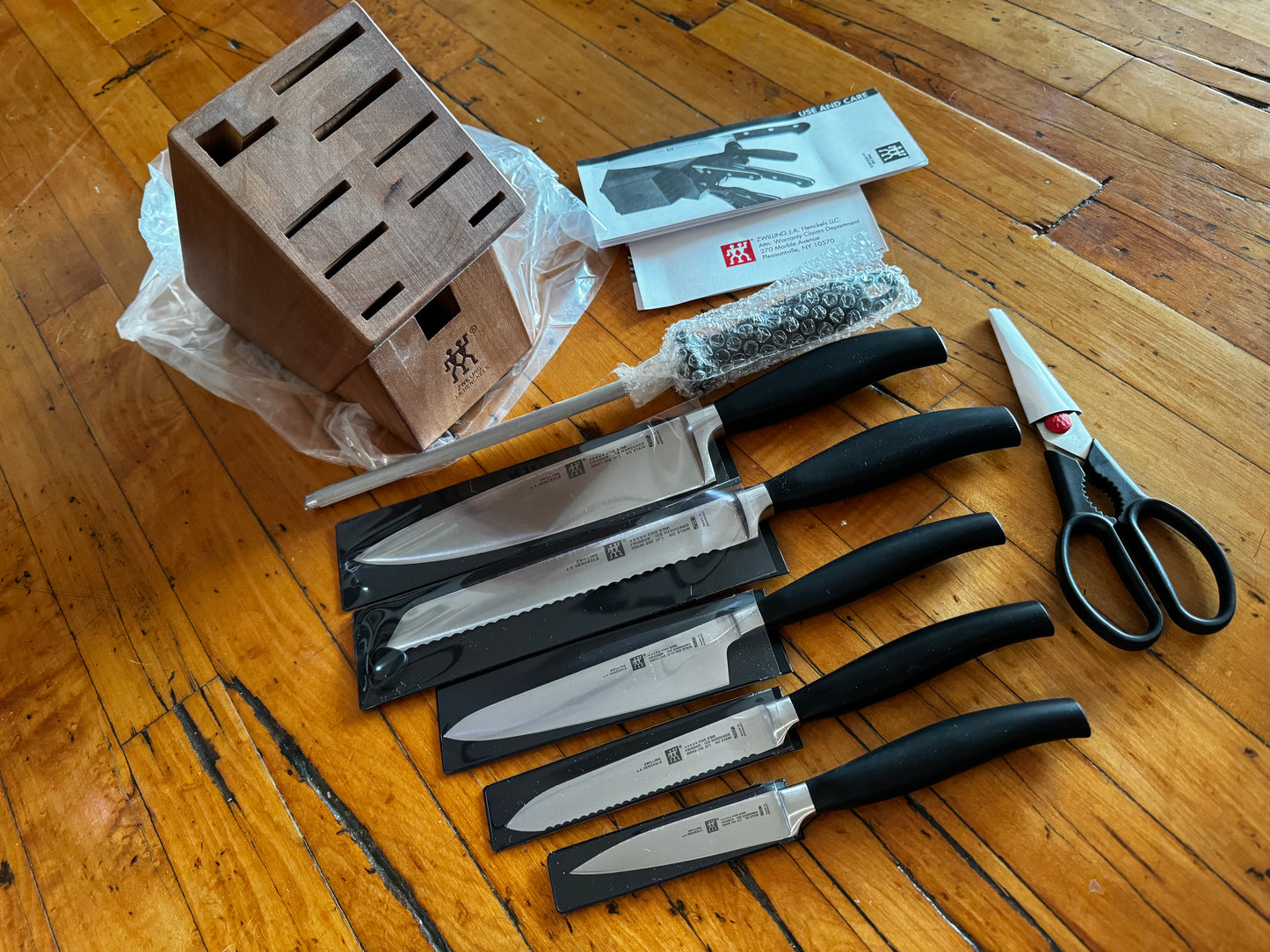 Zwilling Five Star 8pc Knife Set