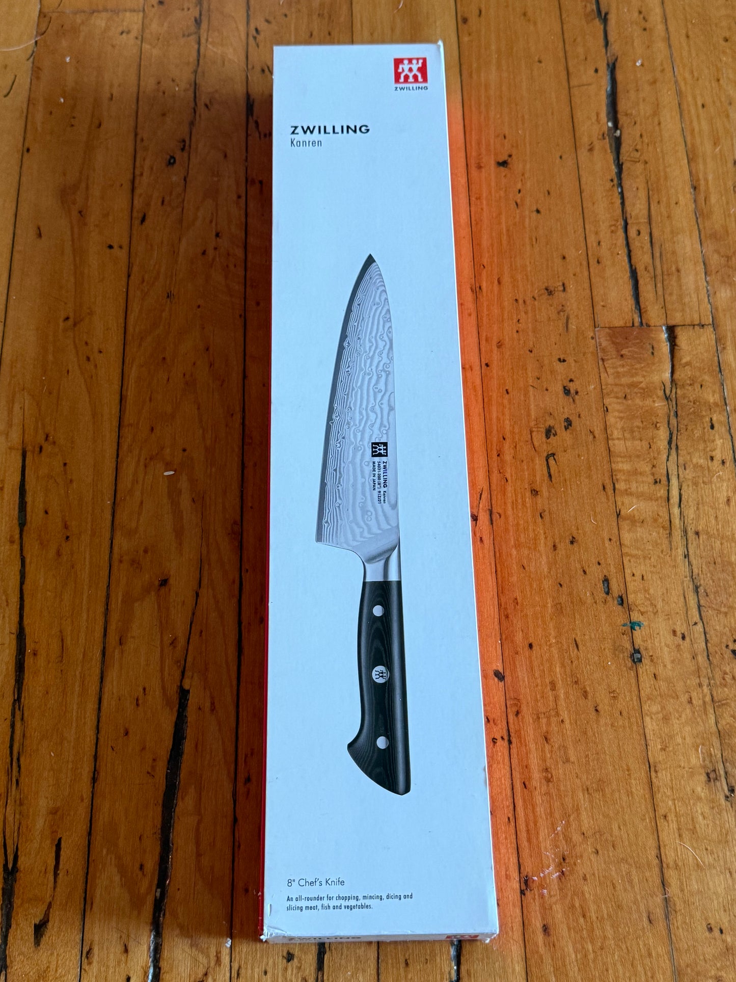 Zwilling Kanren 8” Chef’s Knife Made In Japan