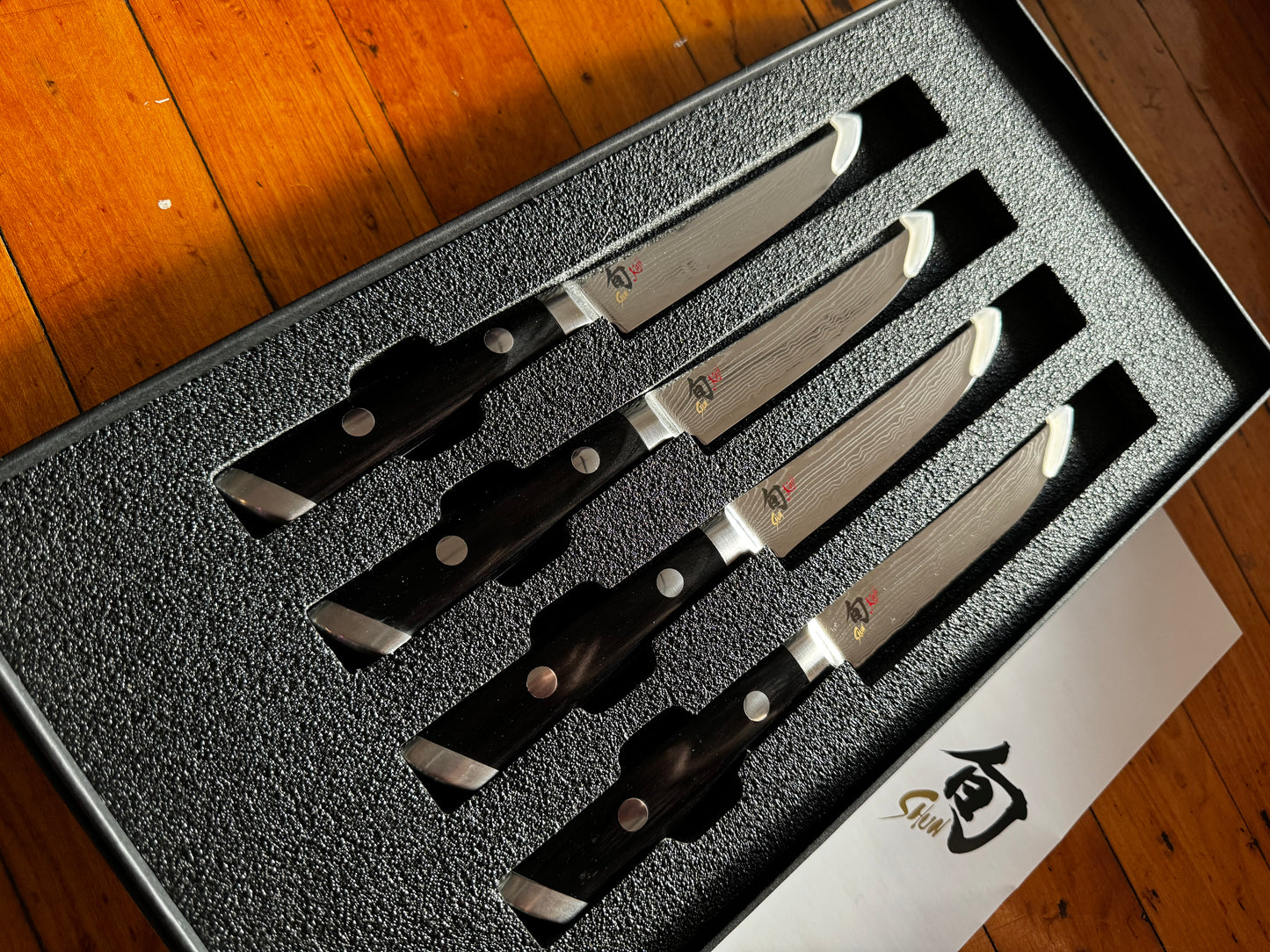 Shun Kaji 4pc Steak Knife Set KDM0002