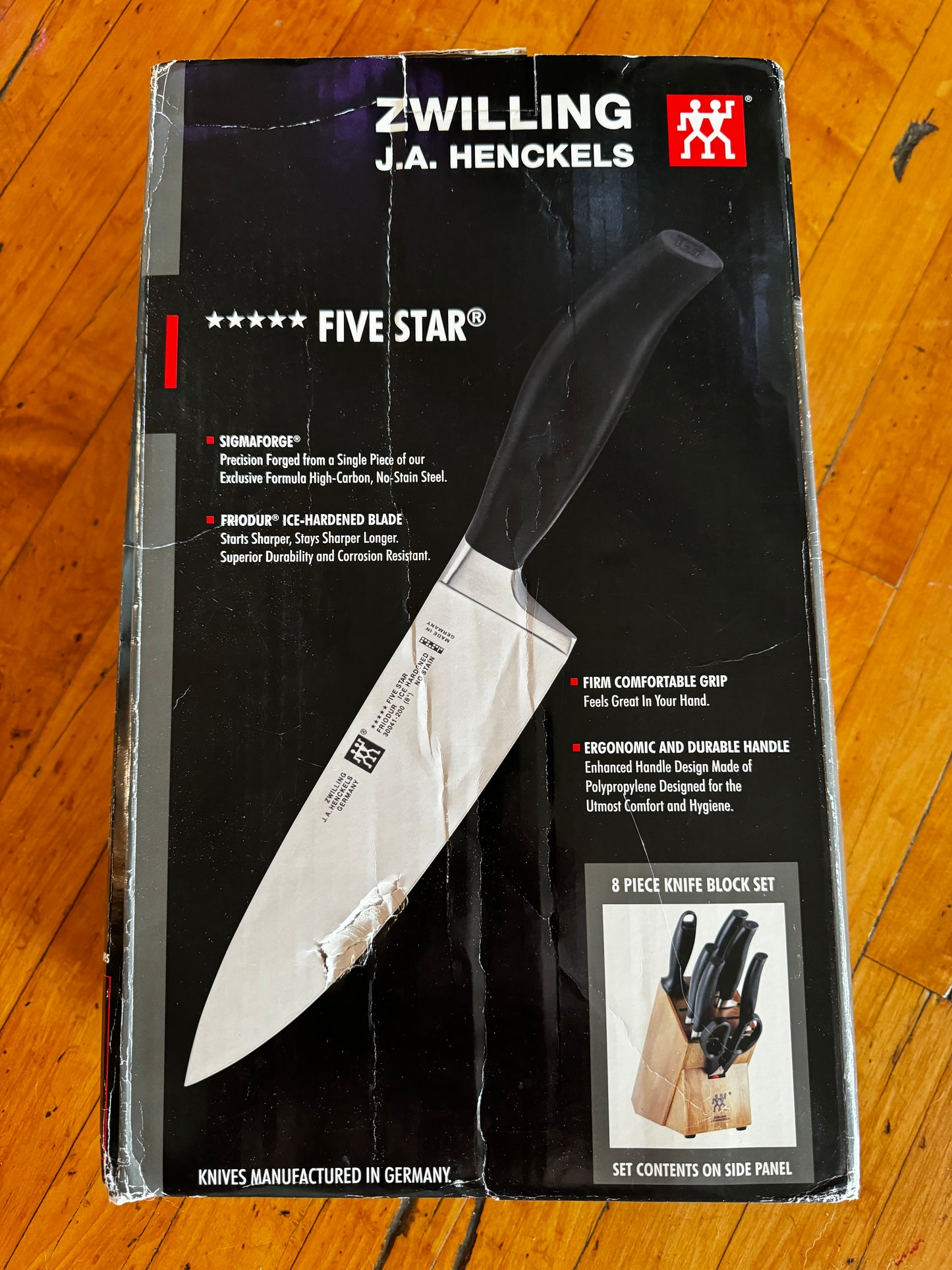Zwilling Five Star 8pc Knife Set