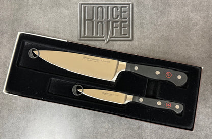 Wusthof Classic 2pc Prep Set - 6” Chef’s + 3.5” Paring Knife