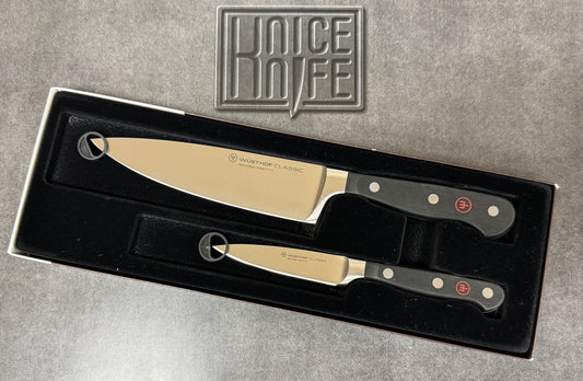 Wusthof Classic 2pc Prep Set - 6” Chef’s + 3.5” Paring Knife