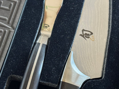 Shun Ken Onion 2pc Carving Set - 8” Slicing + Carving Fork