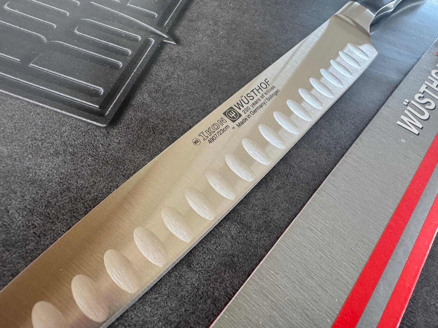 Wusthof Ikon Blackwood 9” Carving Knife 4907/23cm